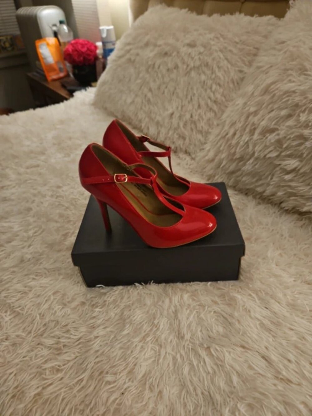 Riverberry (Faux) Patent Leather Mary Jane Pumps